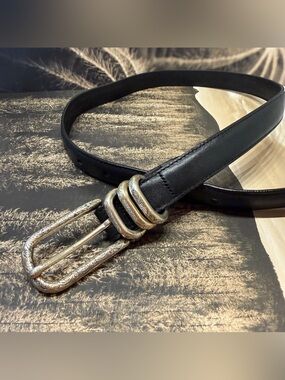 Brighton Western Belt Womens Size Small S Black Leather Made USA
Vintage 1995
